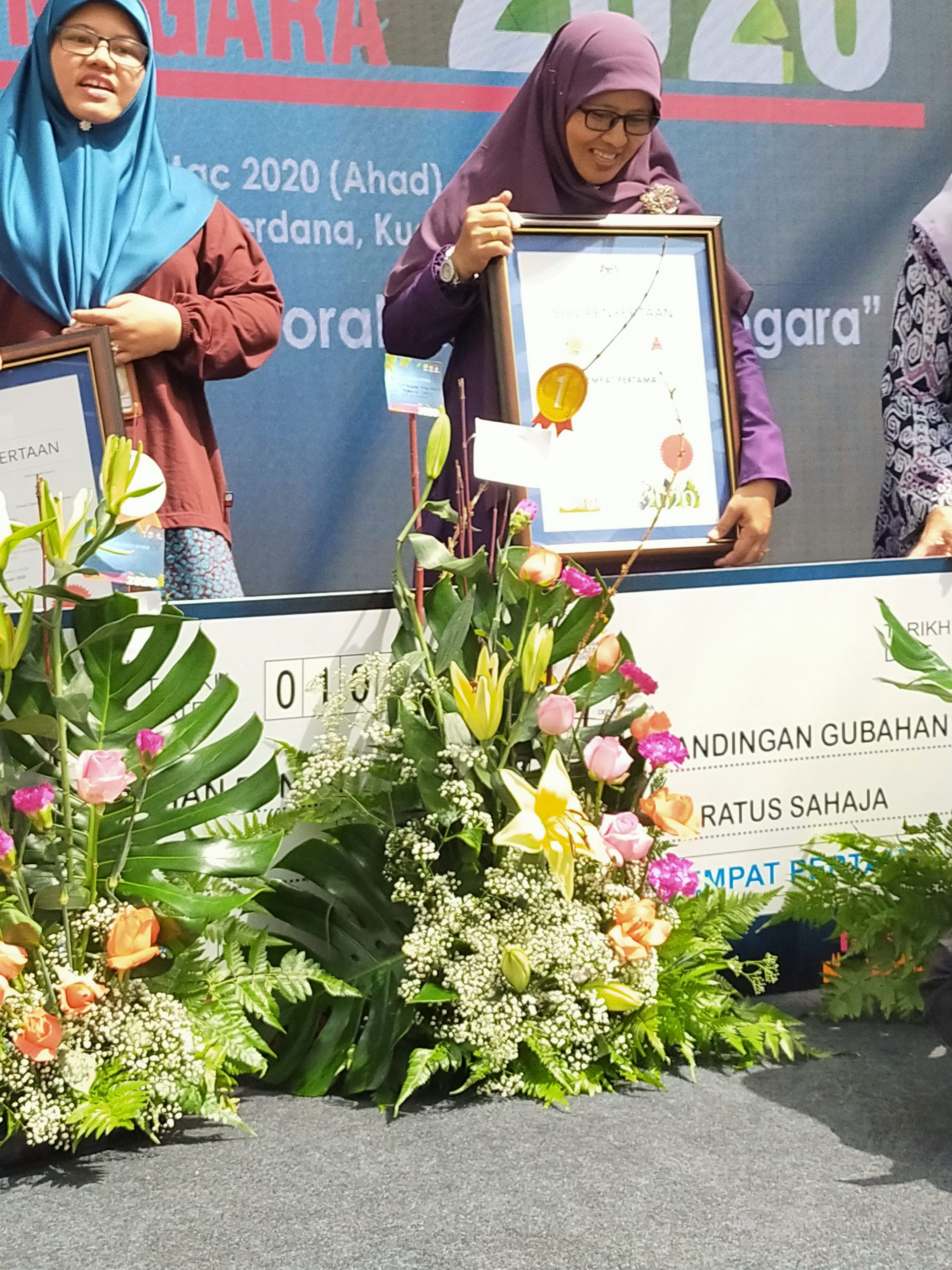 Pertandingan Gubahan Bunga anjuran Jabatan Landskap Negara